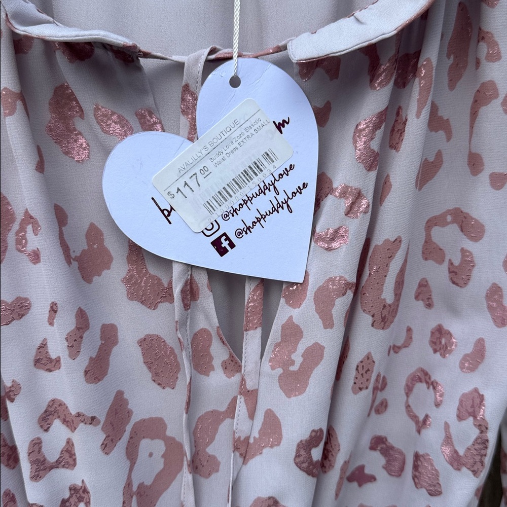 Buddy Love light blush pink ruffled neckline blouse - Picture 5 of 8
